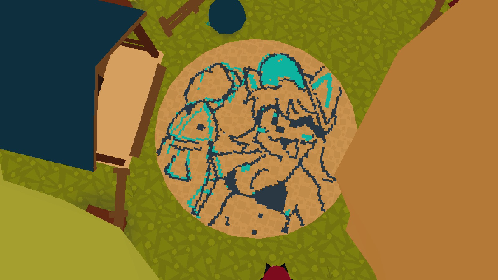 hotted babe of catgirl catch a fish yay!